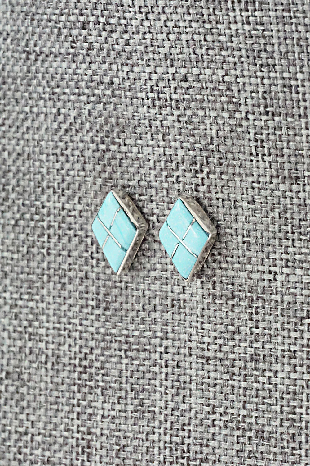 Turquoise & Sterling Silver Earrings - Doreen Lurkie