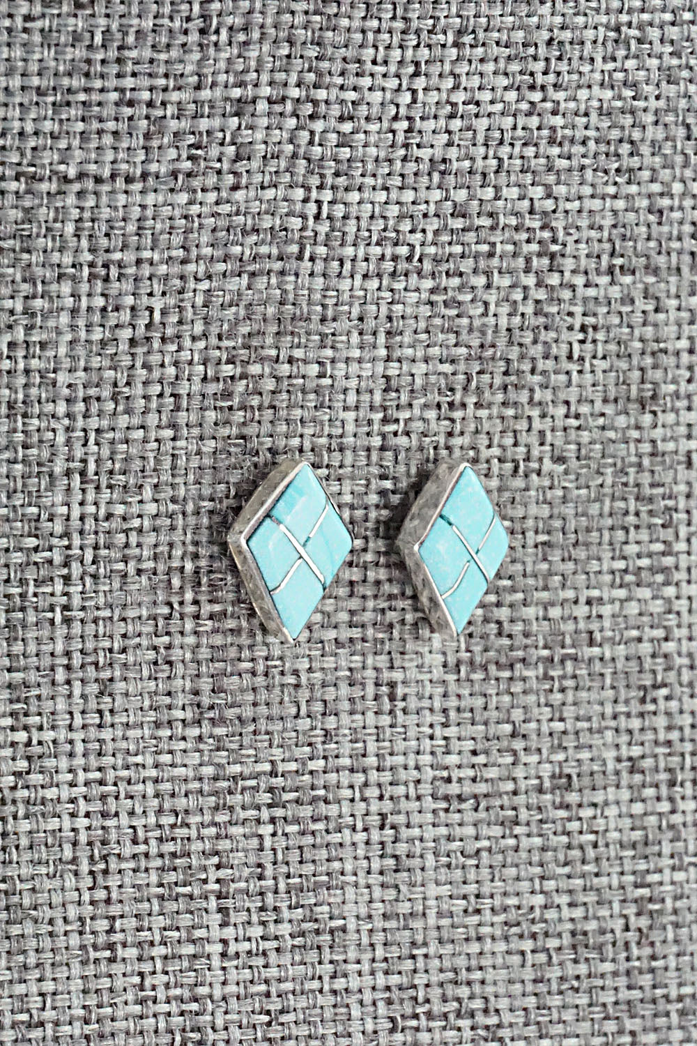 Turquoise & Sterling Silver Earrings - Doreen Lurkie