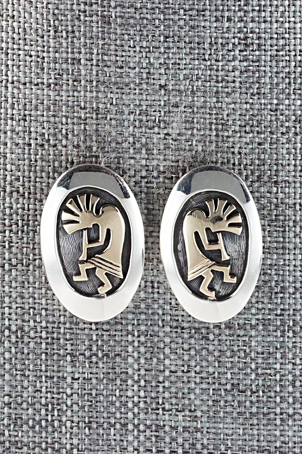 Sterling Silver and 14K Gold Fill Earrings - Mike Begay