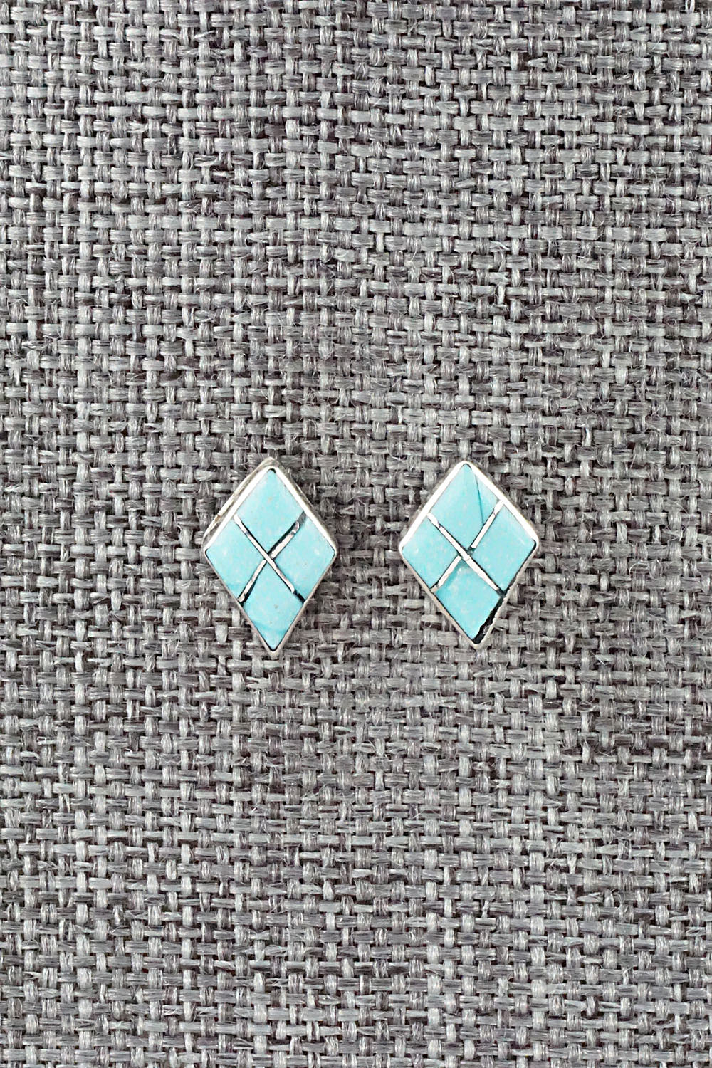 Turquoise & Sterling Silver Earrings - Doreen Lurkie