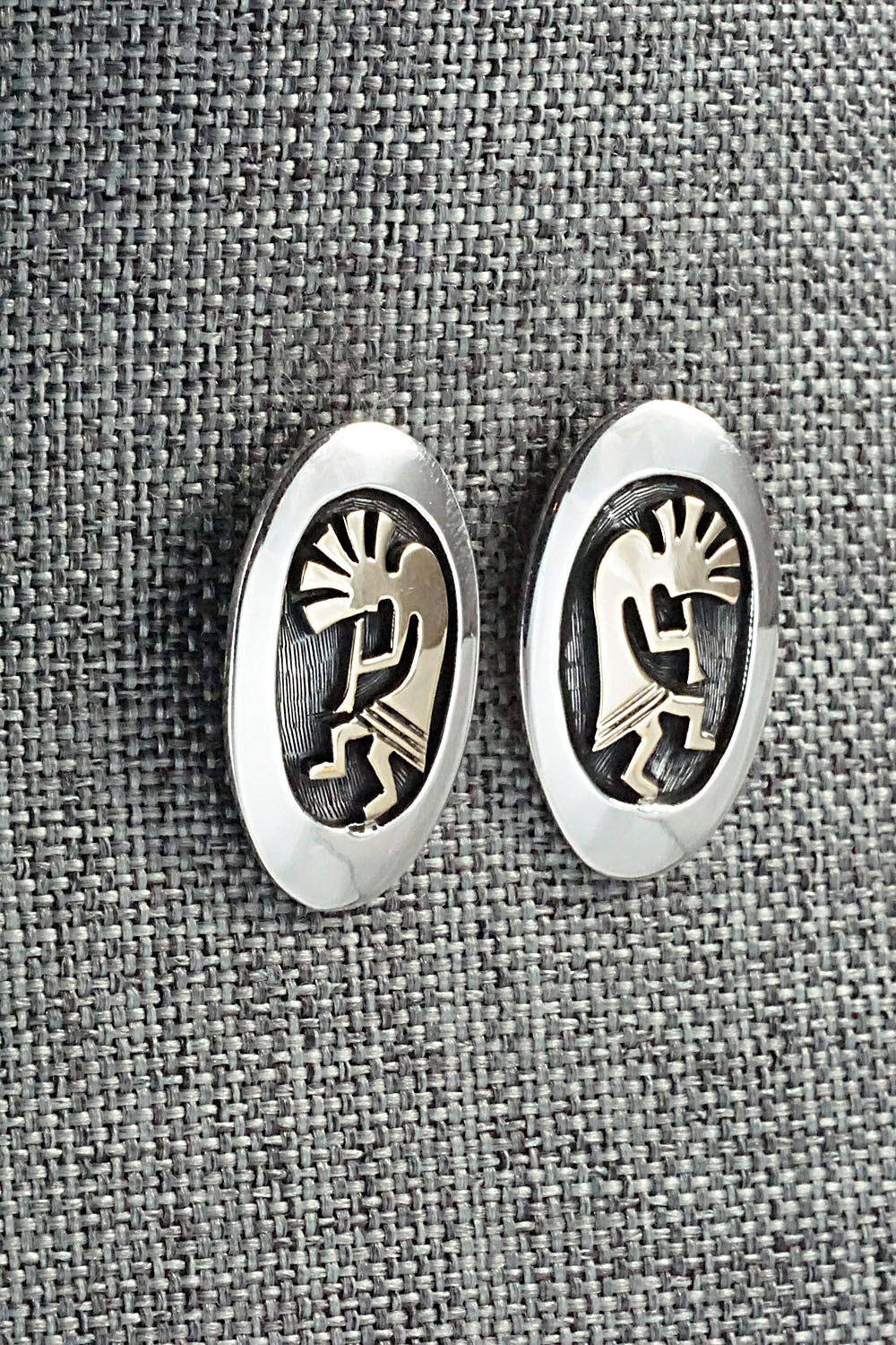 Sterling Silver and 14K Gold Fill Earrings - Mike Begay