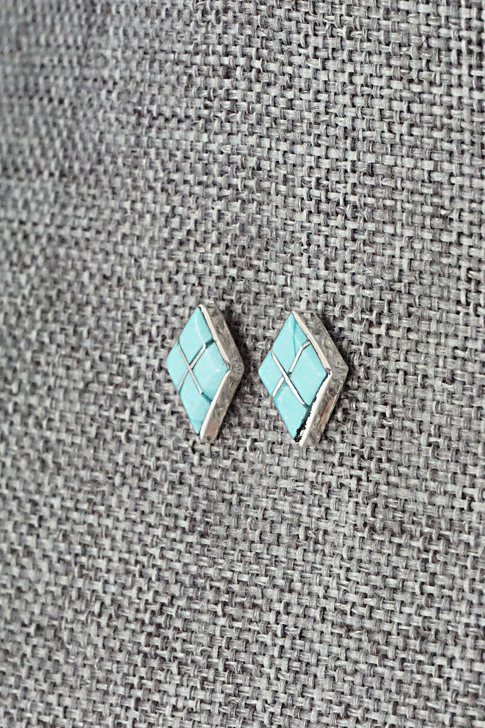 Turquoise & Sterling Silver Earrings - Doreen Lurkie