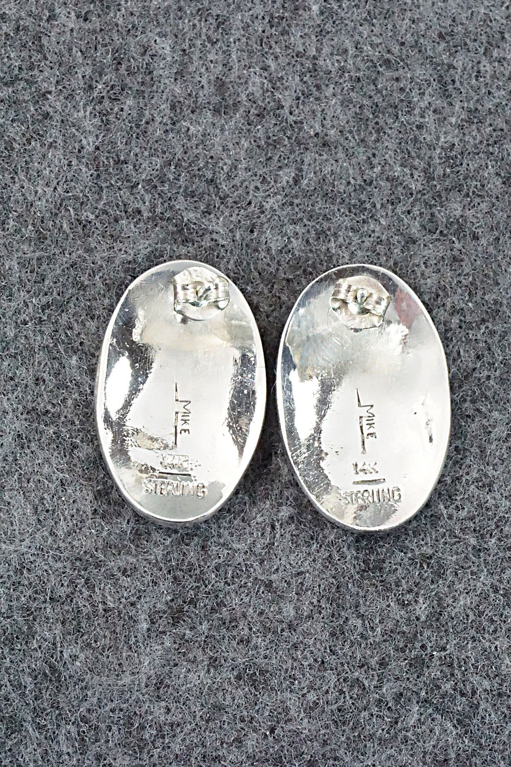Sterling Silver and 14K Gold Fill Earrings - Mike Begay