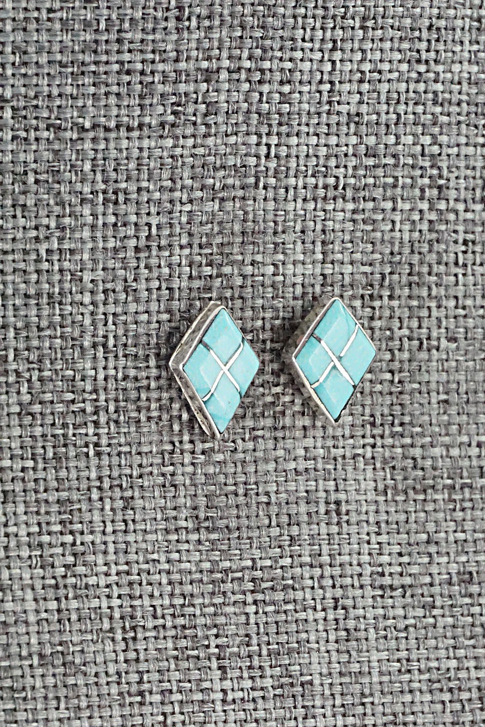 Turquoise & Sterling Silver Earrings - Doreen Lurkie