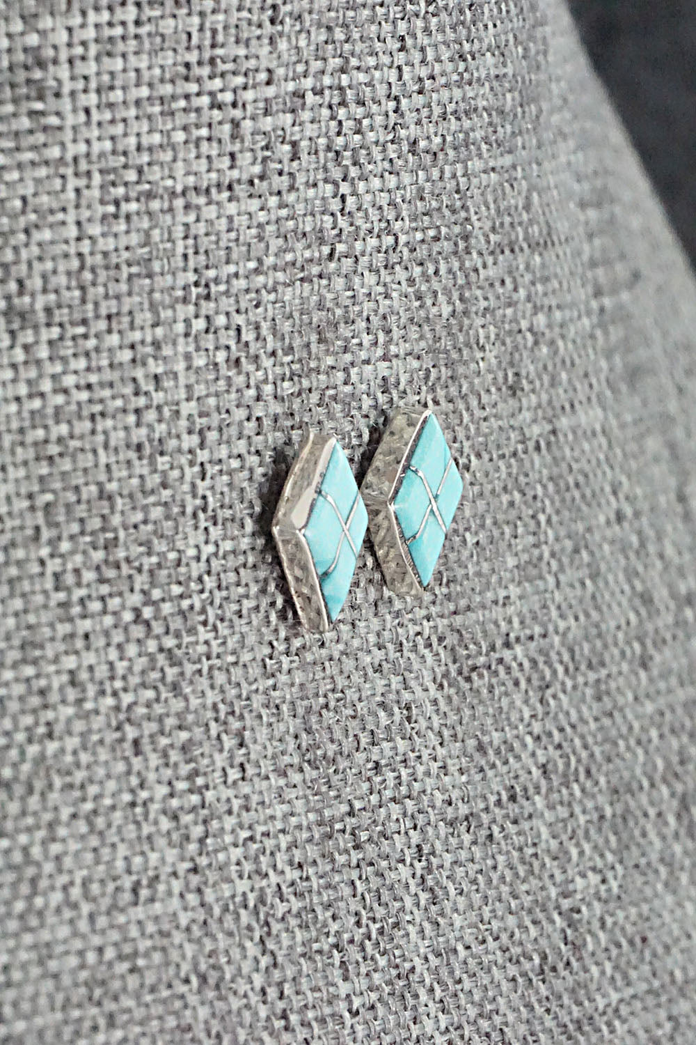 Turquoise & Sterling Silver Earrings - Doreen Lurkie