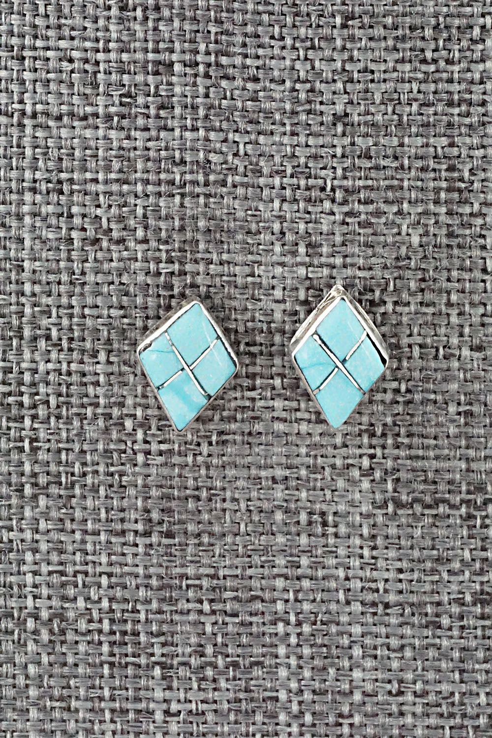Turquoise & Sterling Silver Earrings - Doreen Lurkie