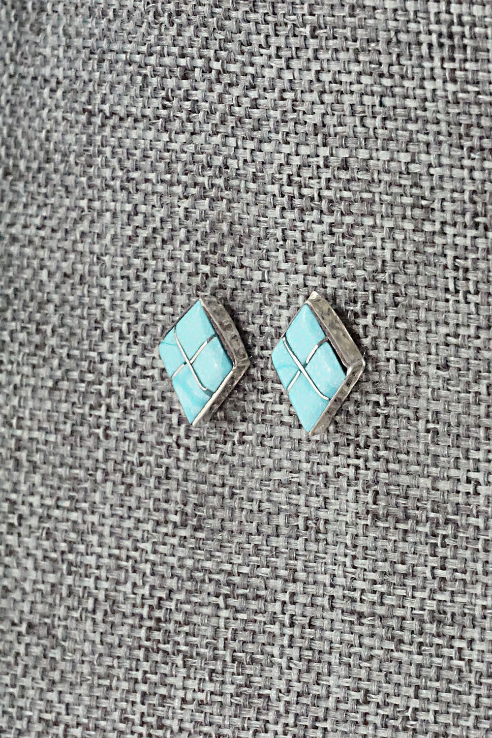 Turquoise & Sterling Silver Earrings - Doreen Lurkie