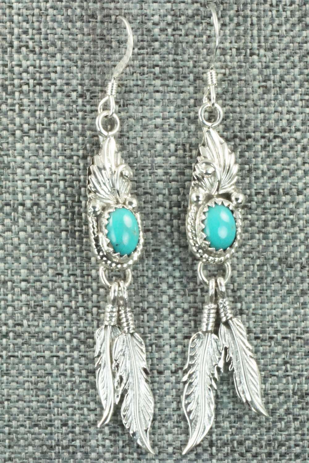Turquoise & Sterling Silver Earrings - Judy Largo