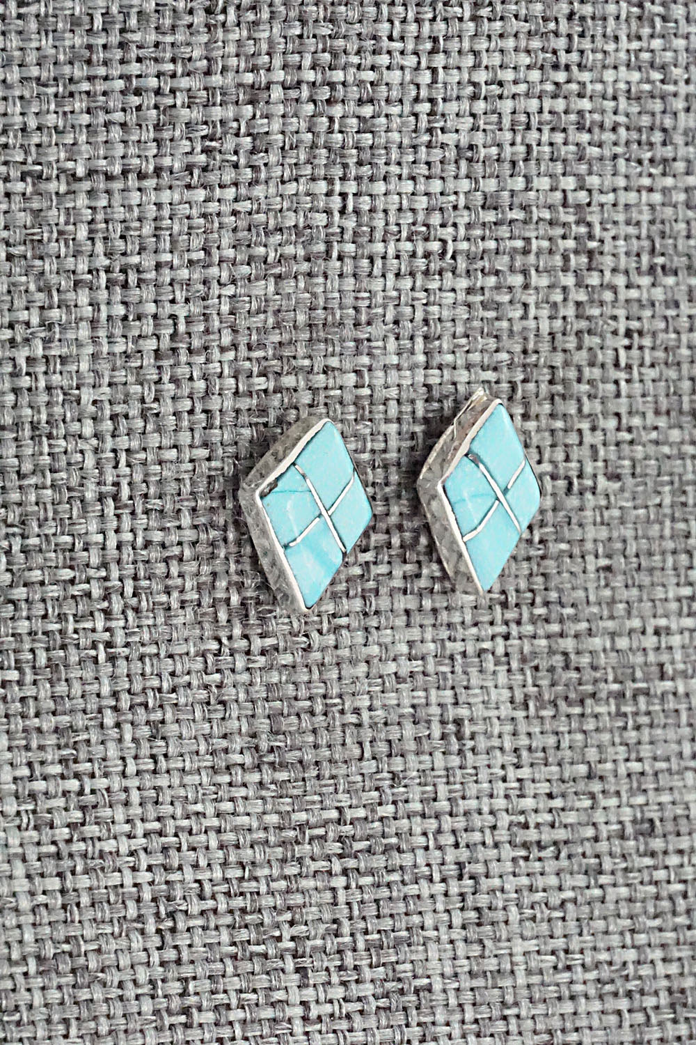 Turquoise & Sterling Silver Earrings - Doreen Lurkie