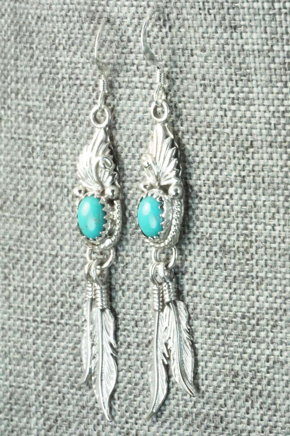 Turquoise & Sterling Silver Earrings - Judy Largo