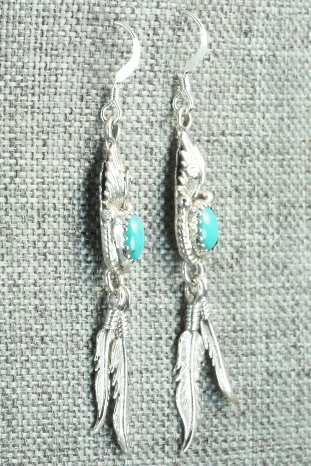 Turquoise & Sterling Silver Earrings - Judy Largo