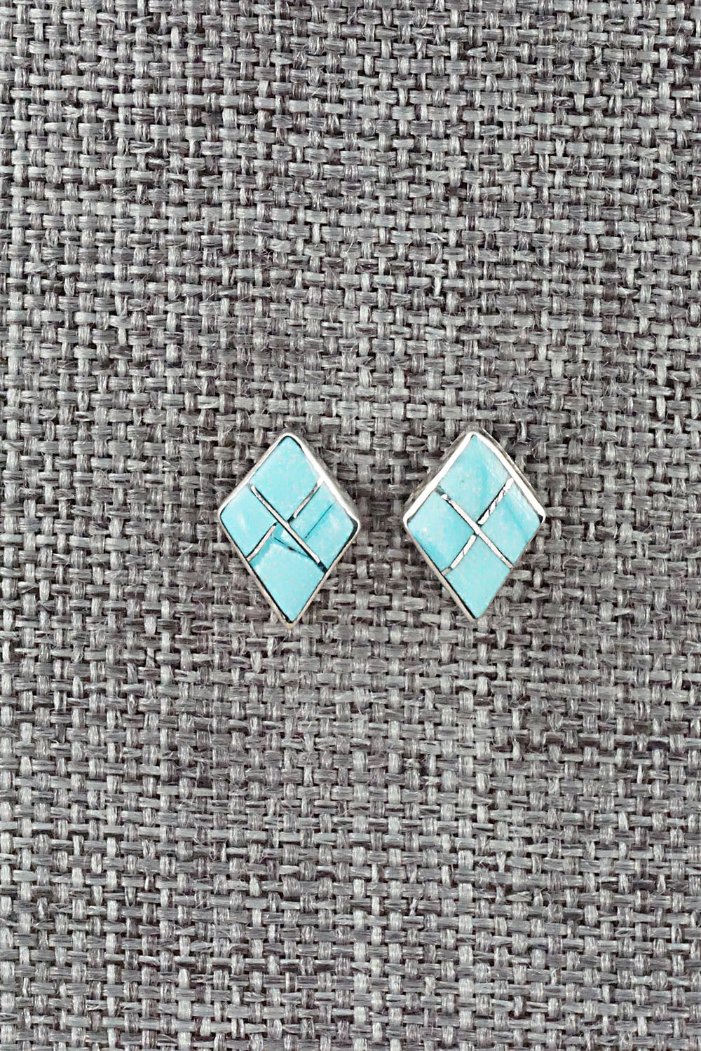 Turquoise & Sterling Silver Earrings - Doreen Lurkie