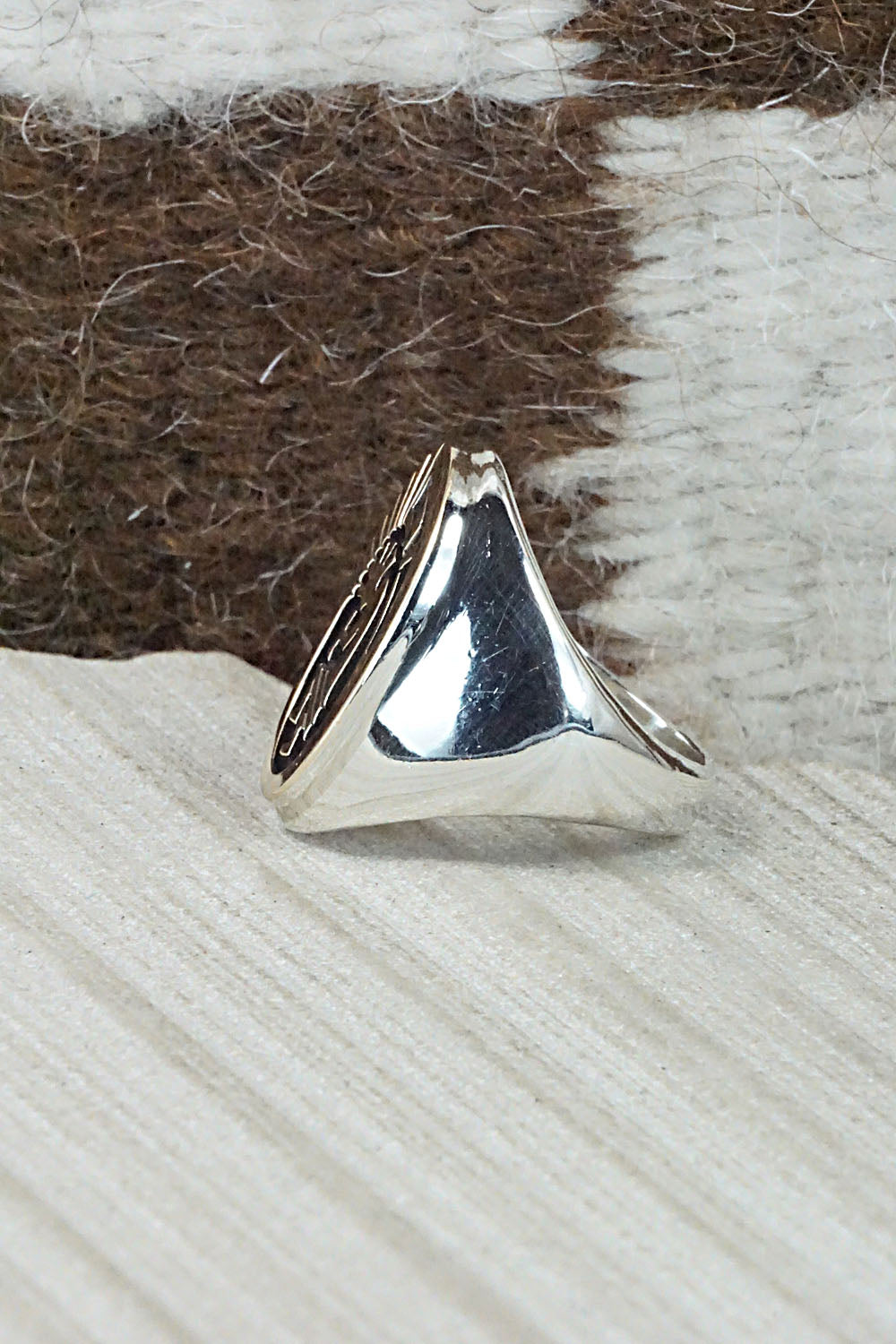 Sterling Silver & 14k Gold Fill Ring - Mike Begay - Size 8.5