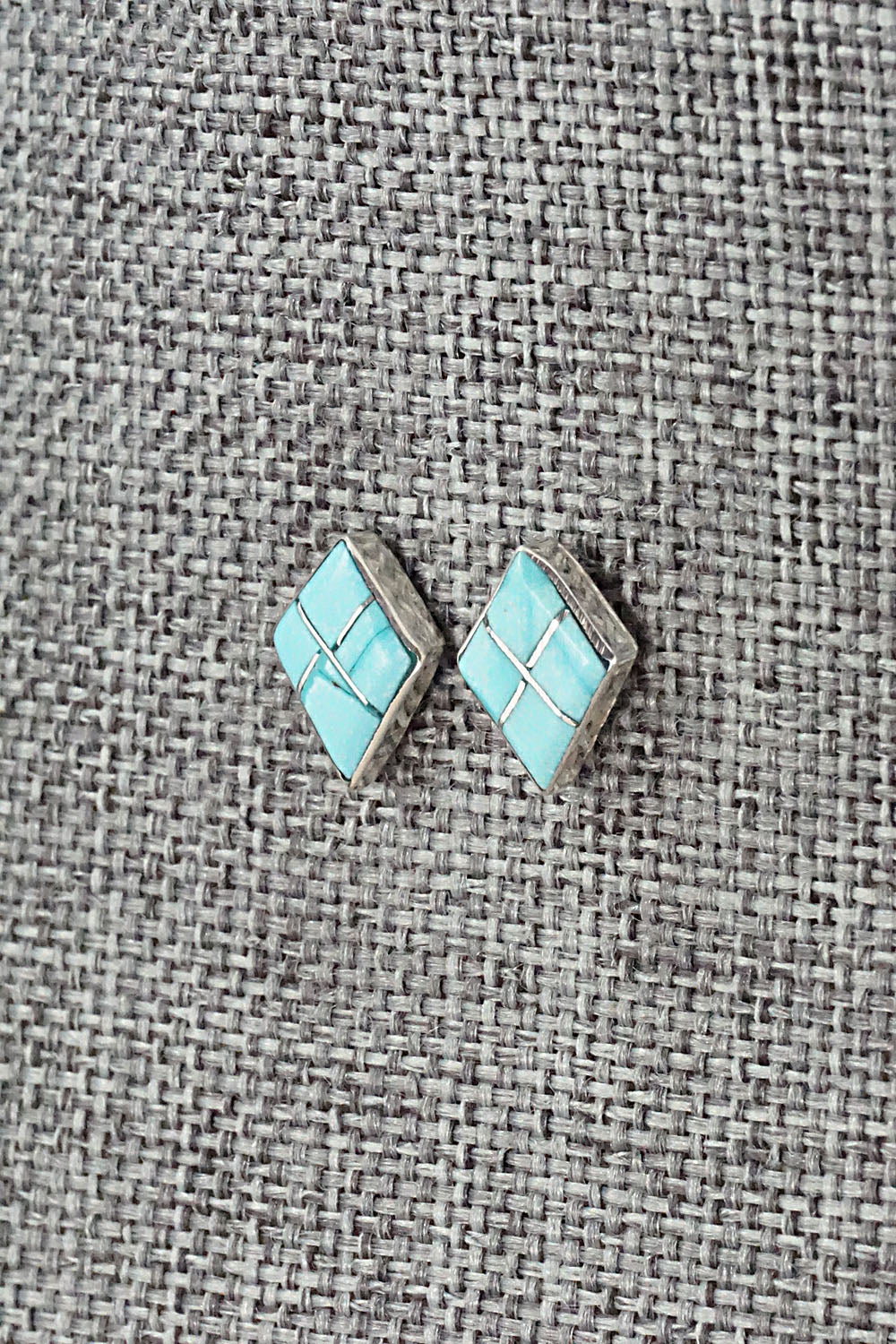 Turquoise & Sterling Silver Earrings - Doreen Lurkie