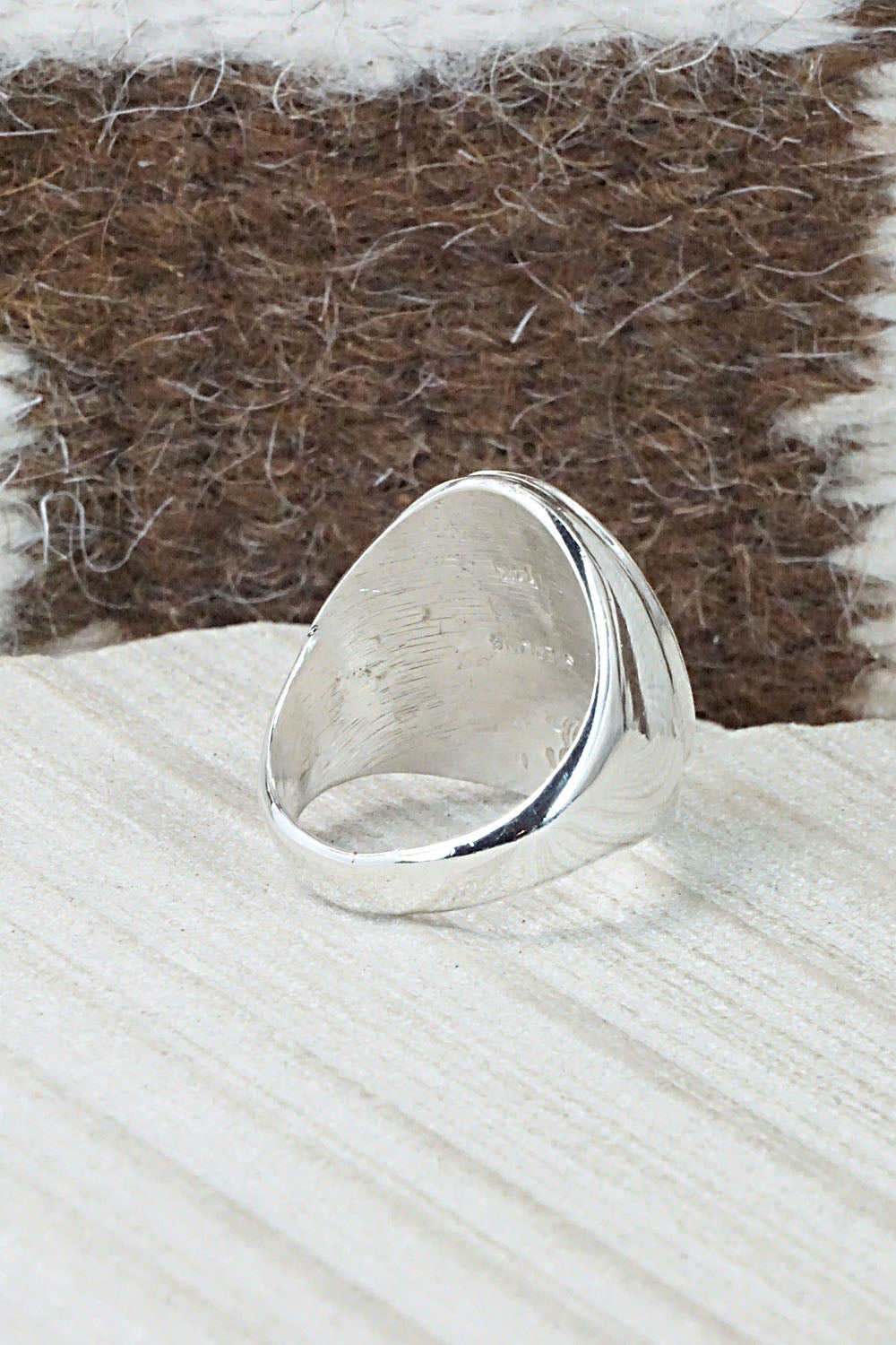 Sterling Silver & 14k Gold Fill Ring - Mike Begay - Size 8.5