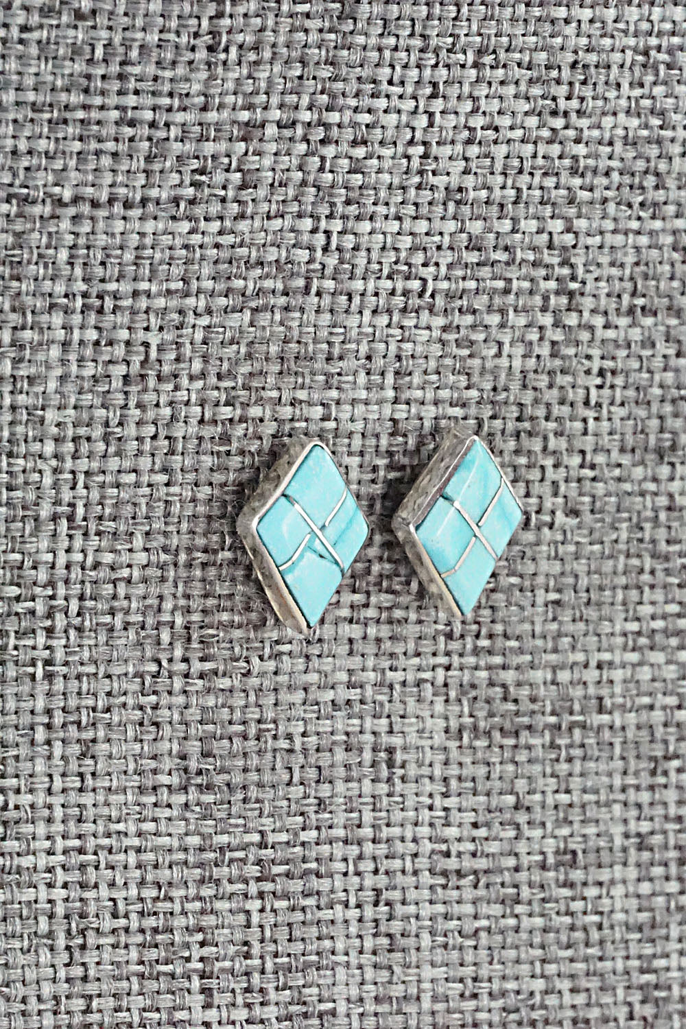 Turquoise & Sterling Silver Earrings - Doreen Lurkie