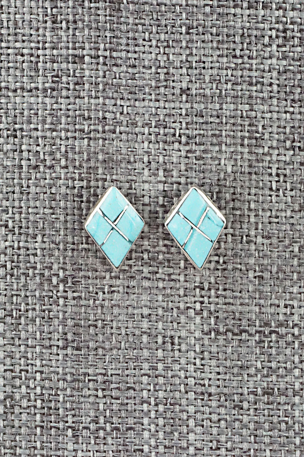 Turquoise & Sterling Silver Earrings - Doreen Lurkie