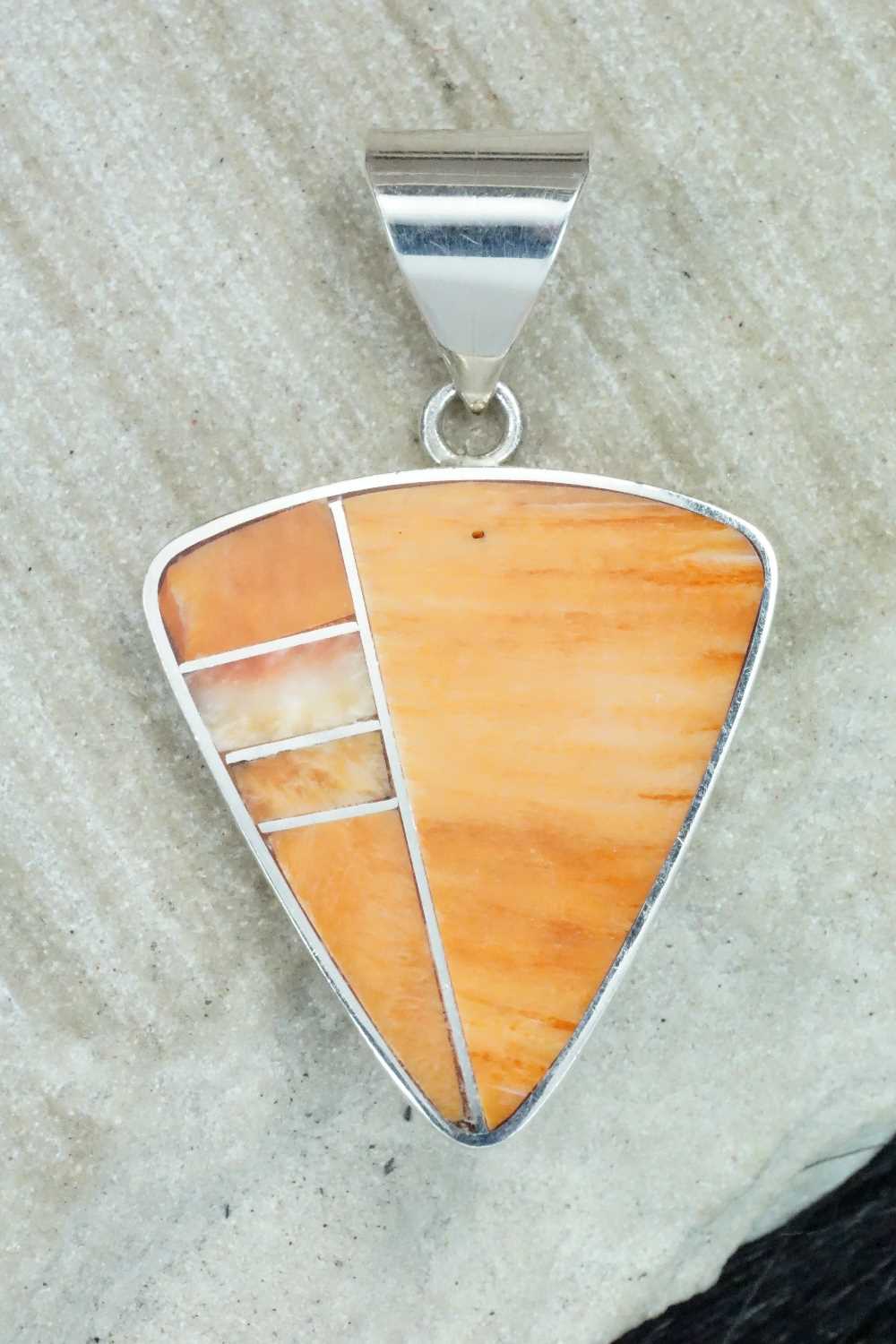 Spiny Oyster & Sterling Silver Pendant - Harold Smith