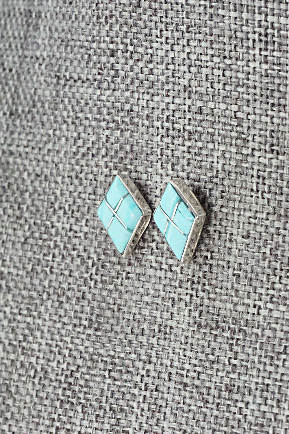 Turquoise & Sterling Silver Earrings - Doreen Lurkie