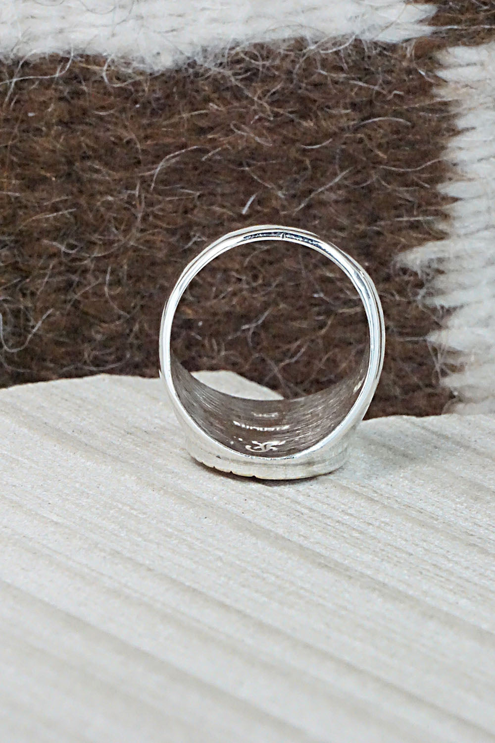 Sterling Silver & 14k Gold Fill Ring - Mike Begay - Size 8.5