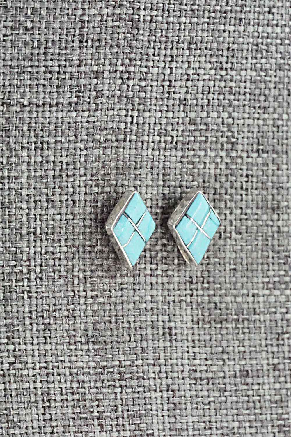 Turquoise & Sterling Silver Earrings - Doreen Lurkie
