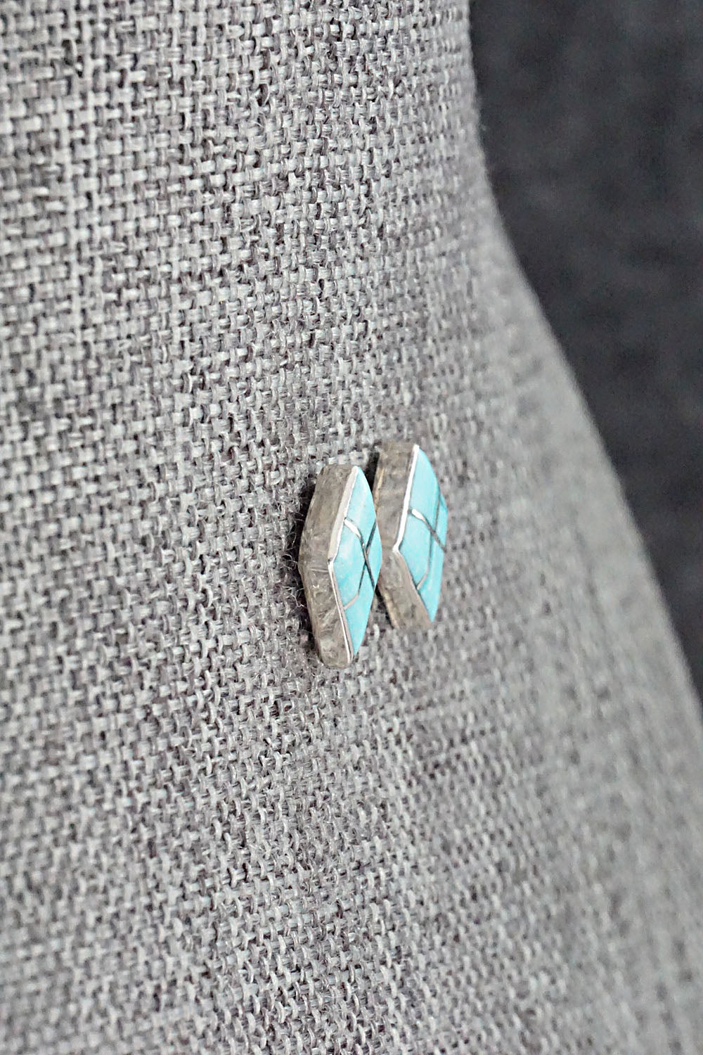 Turquoise & Sterling Silver Earrings - Doreen Lurkie
