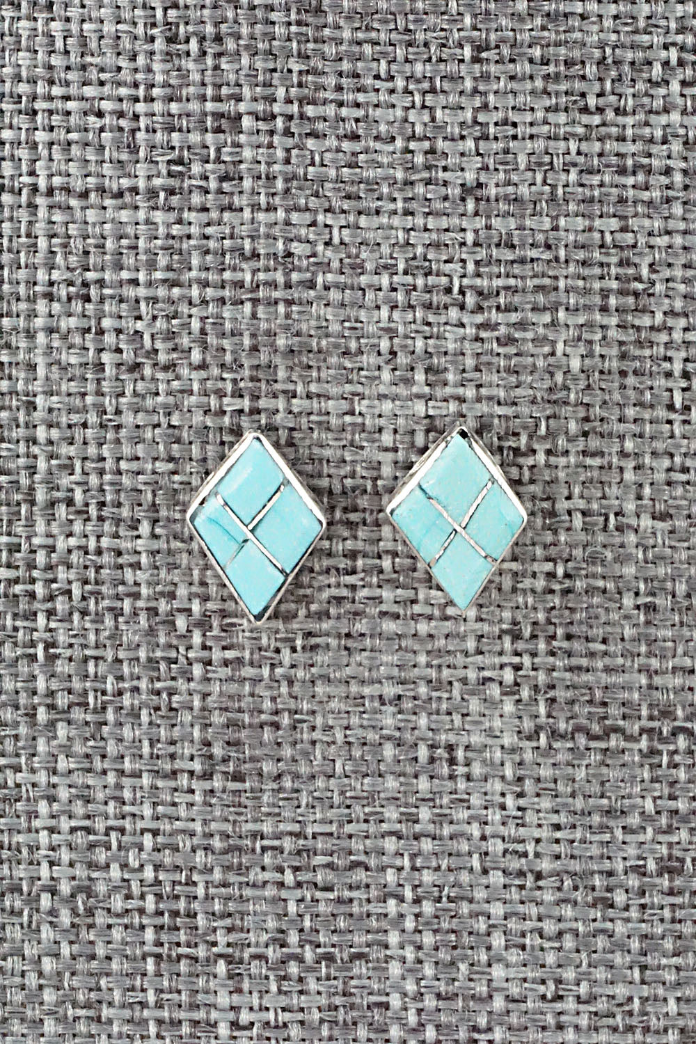 Turquoise & Sterling Silver Earrings - Doreen Lurkie
