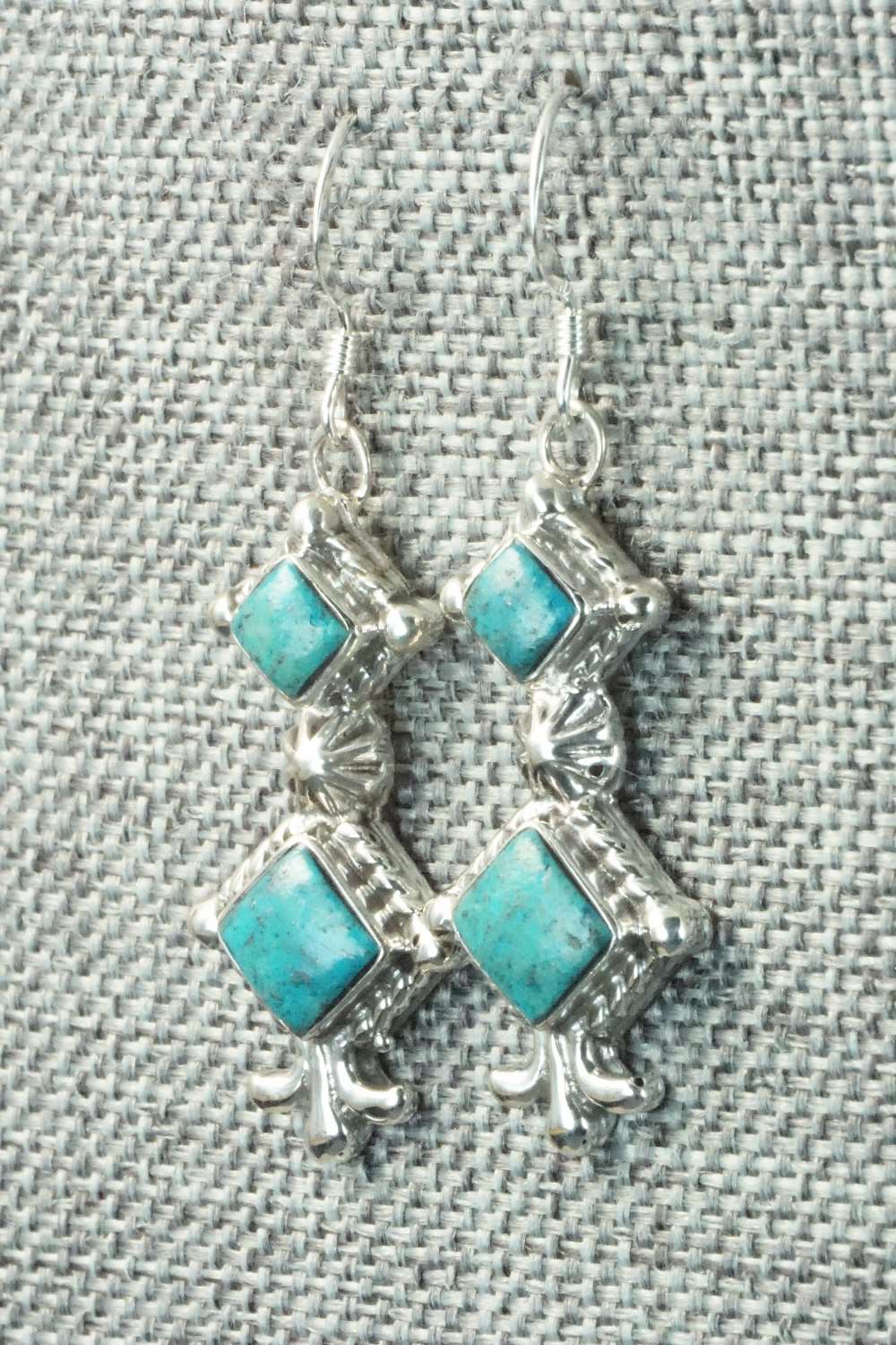 Turquoise & Sterling Silver Earrings - Sadie Jim