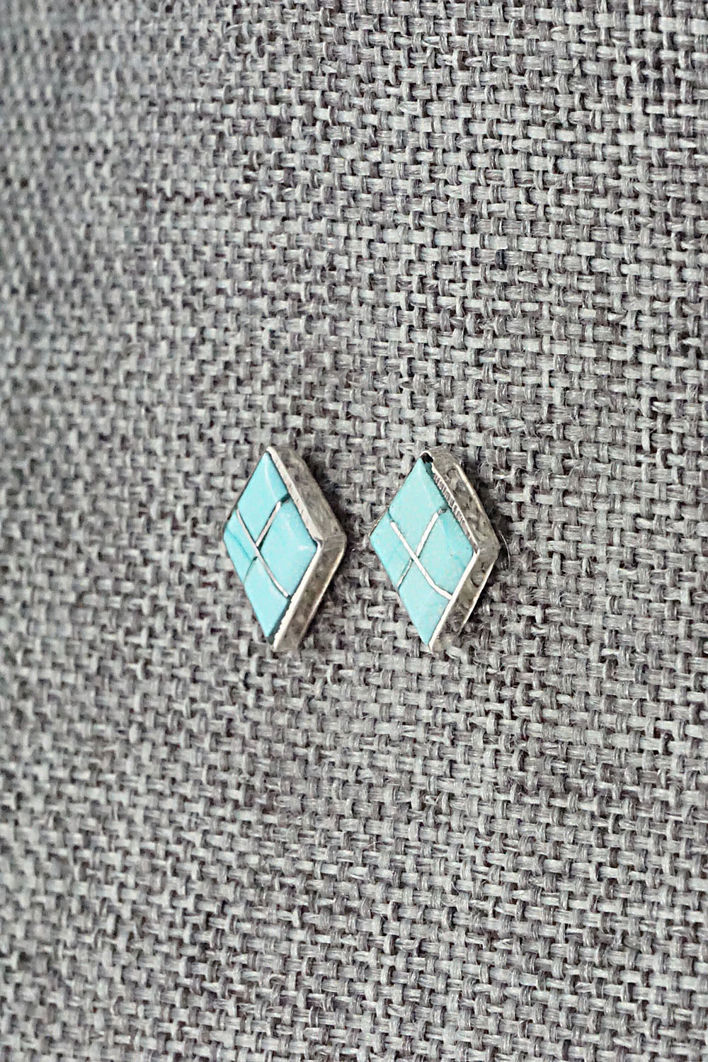 Turquoise & Sterling Silver Earrings - Doreen Lurkie