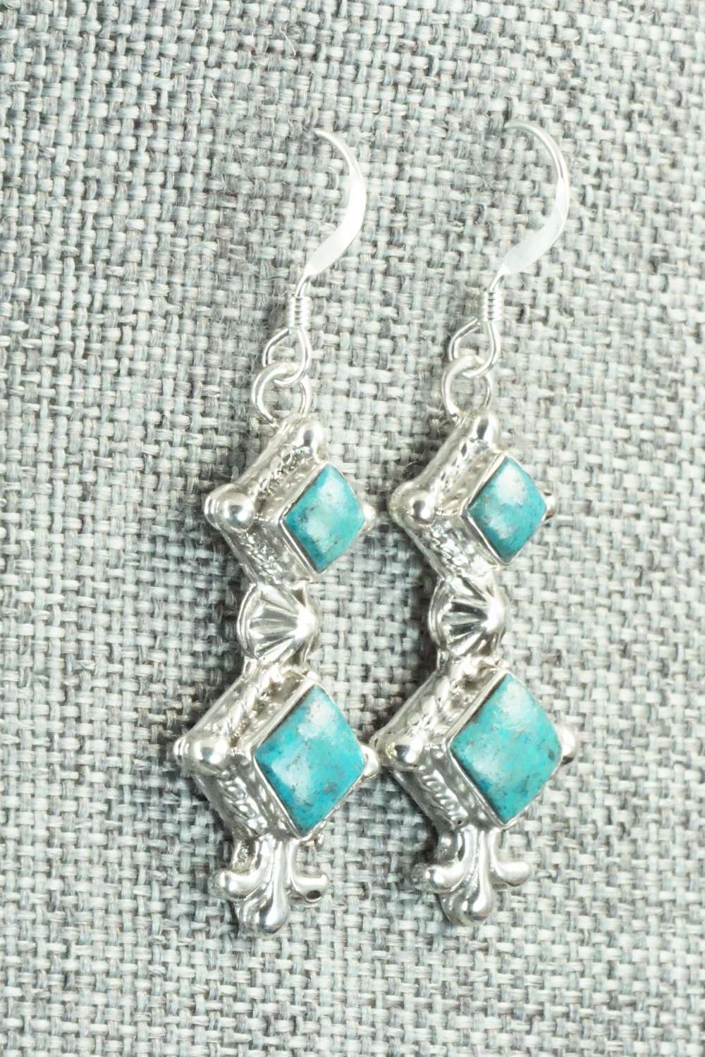 Turquoise & Sterling Silver Earrings - Sadie Jim