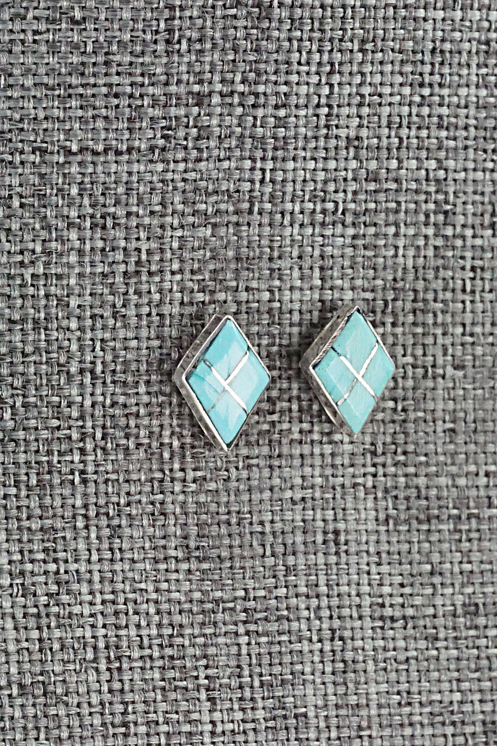 Turquoise & Sterling Silver Earrings - Doreen Lurkie