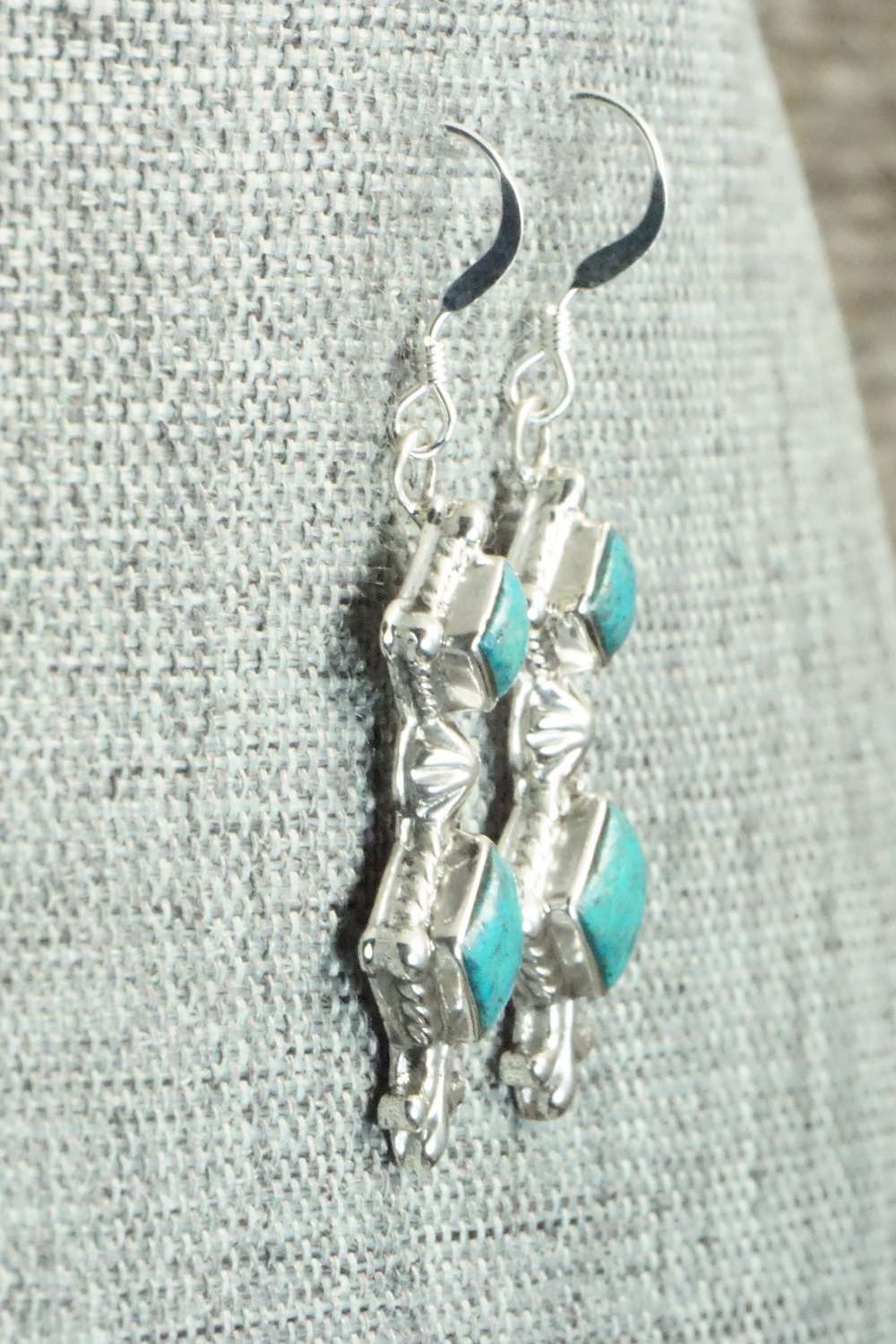 Turquoise & Sterling Silver Earrings - Sadie Jim