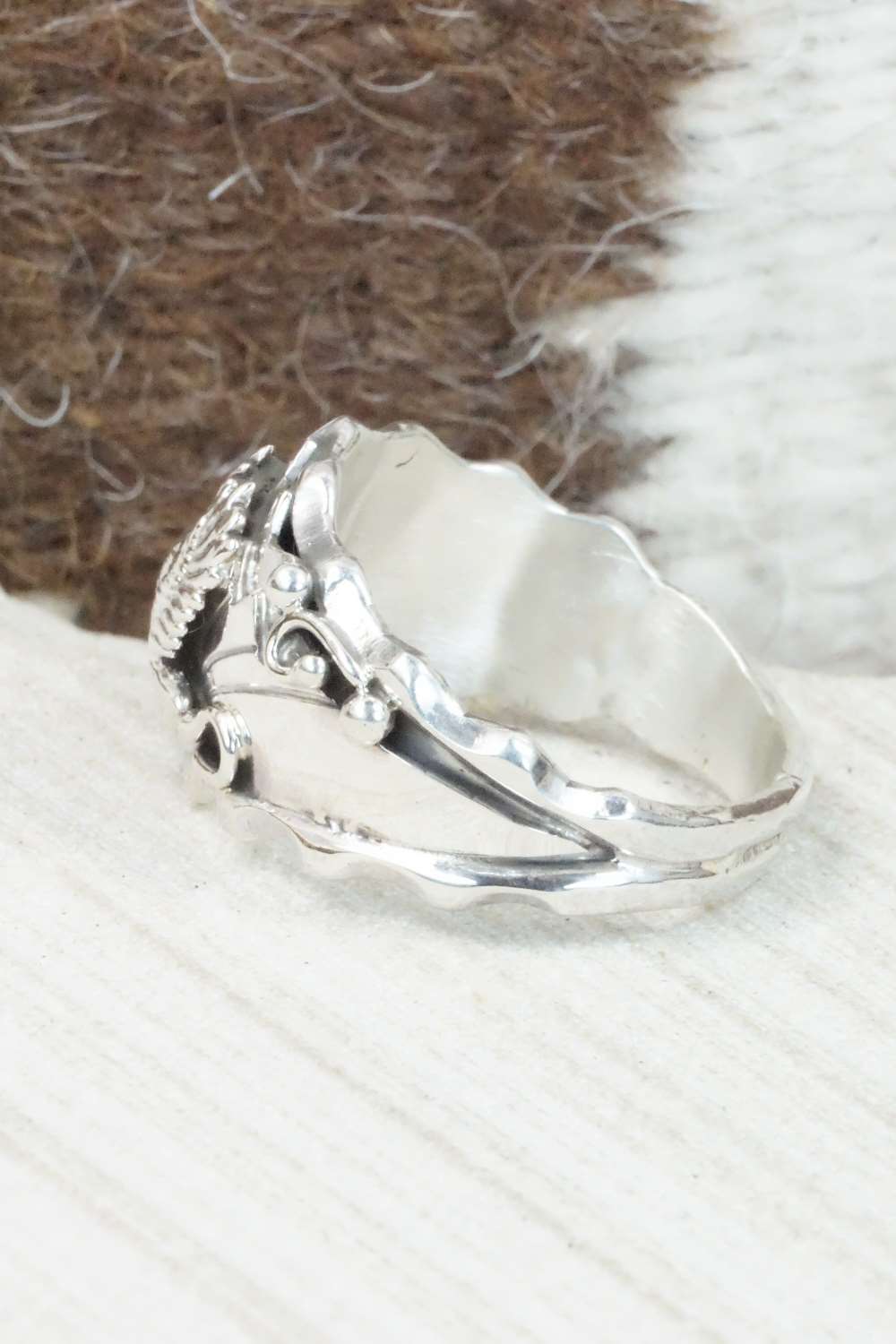 Sterling Silver Ring - Genevieve Francisco - Size 12.75