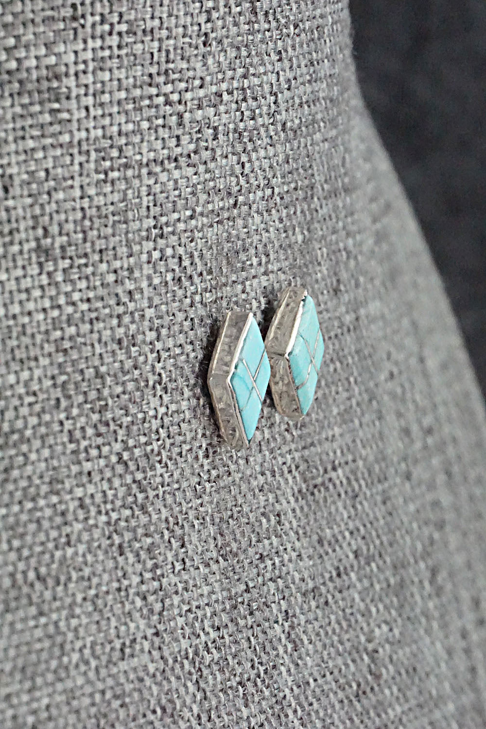 Turquoise & Sterling Silver Earrings - Doreen Lurkie