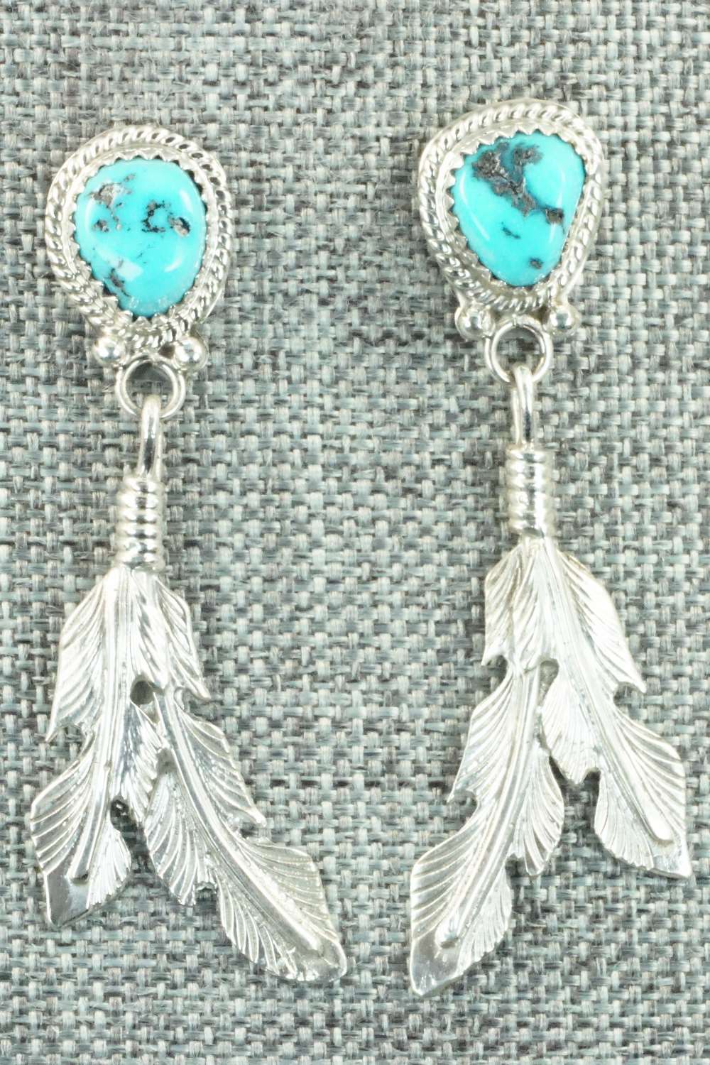 Turquoise & Sterling Silver Earrings - Annie Spencer