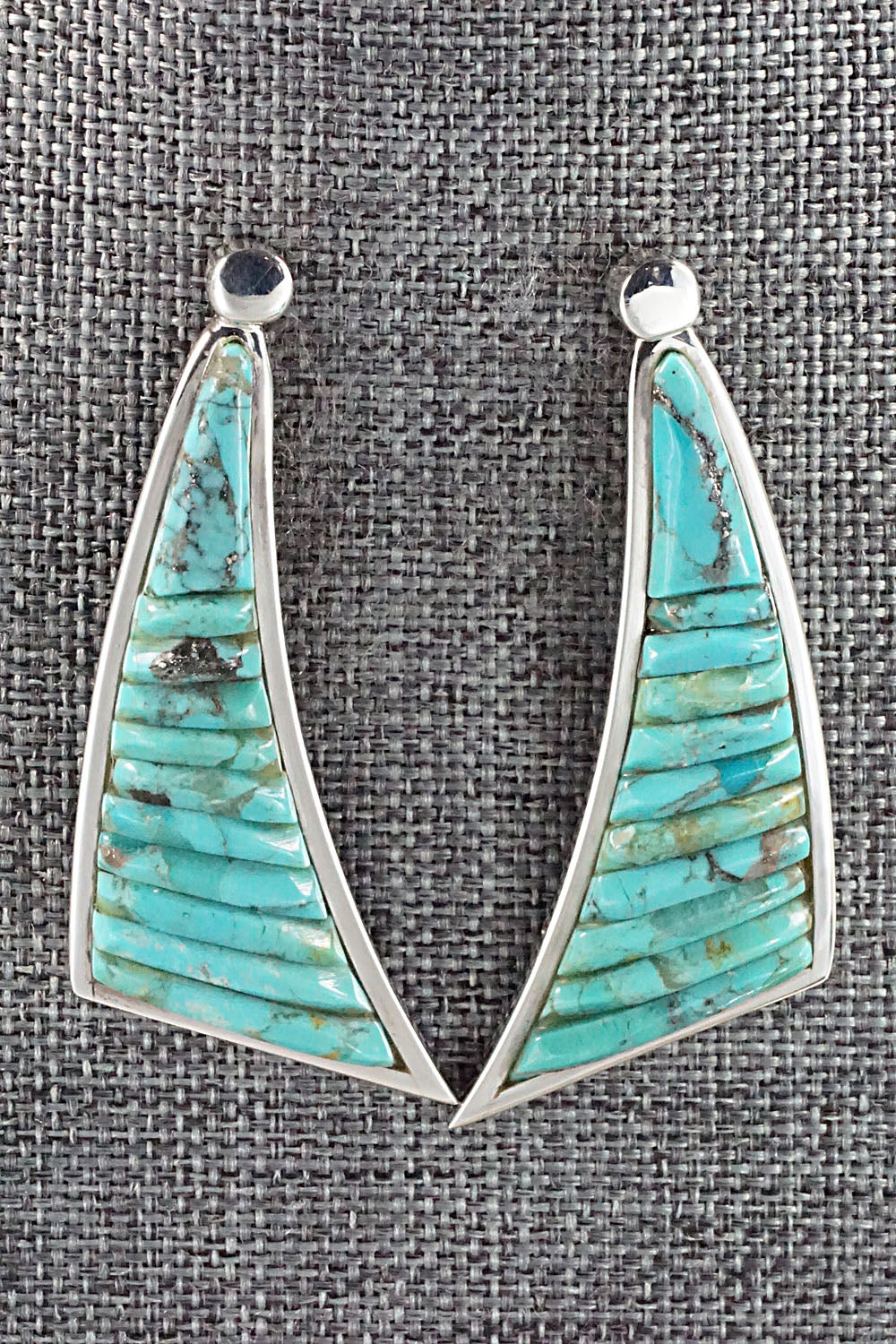 Turquoise & Sterling Silver Necklace Set - Pete Sierra