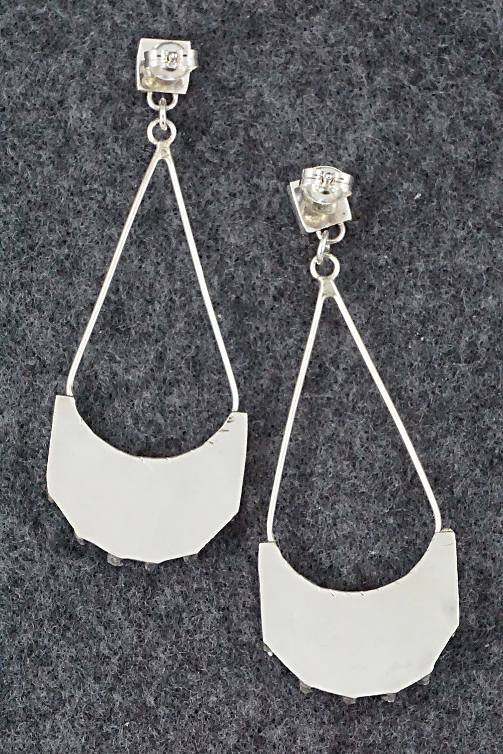 Turquoise & Sterling Silver Earrings - Ashley Laate