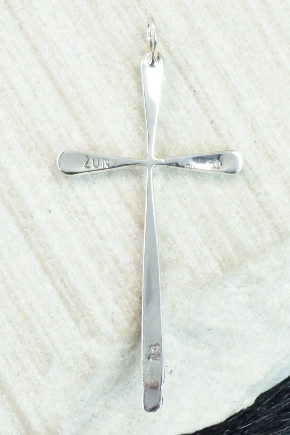 Multi Stone & Sterling Silver Pendant - Sylvester Noche