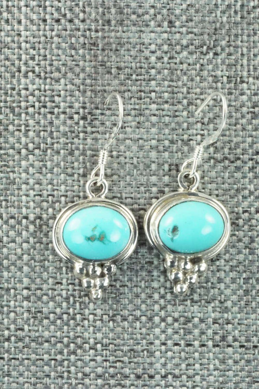 Turquoise & Sterling Silver Earrings - Sharon McCarthy