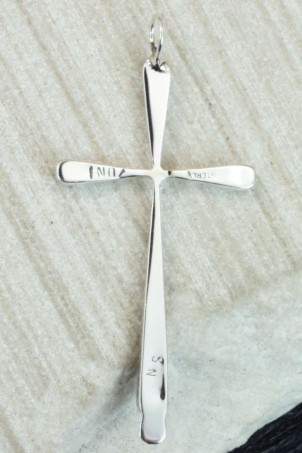Multi Stone & Sterling Silver Pendant - Sylvester Noche