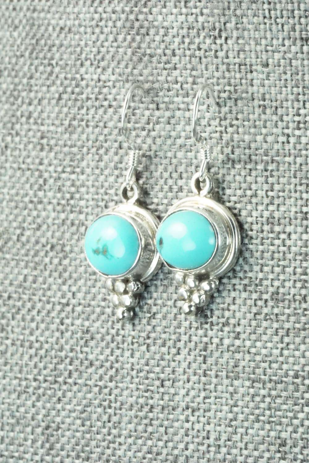 Turquoise & Sterling Silver Earrings - Sharon McCarthy