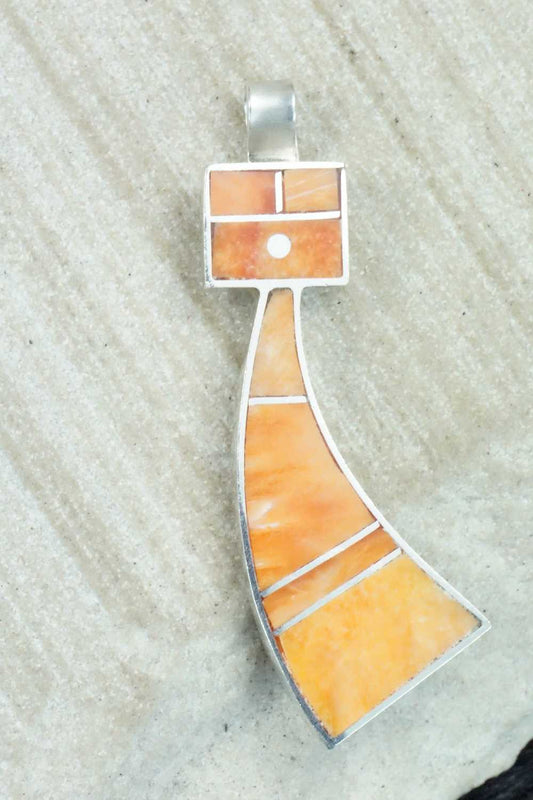 Spiny Oyster & Sterling Silver Pendant - Harold Smith