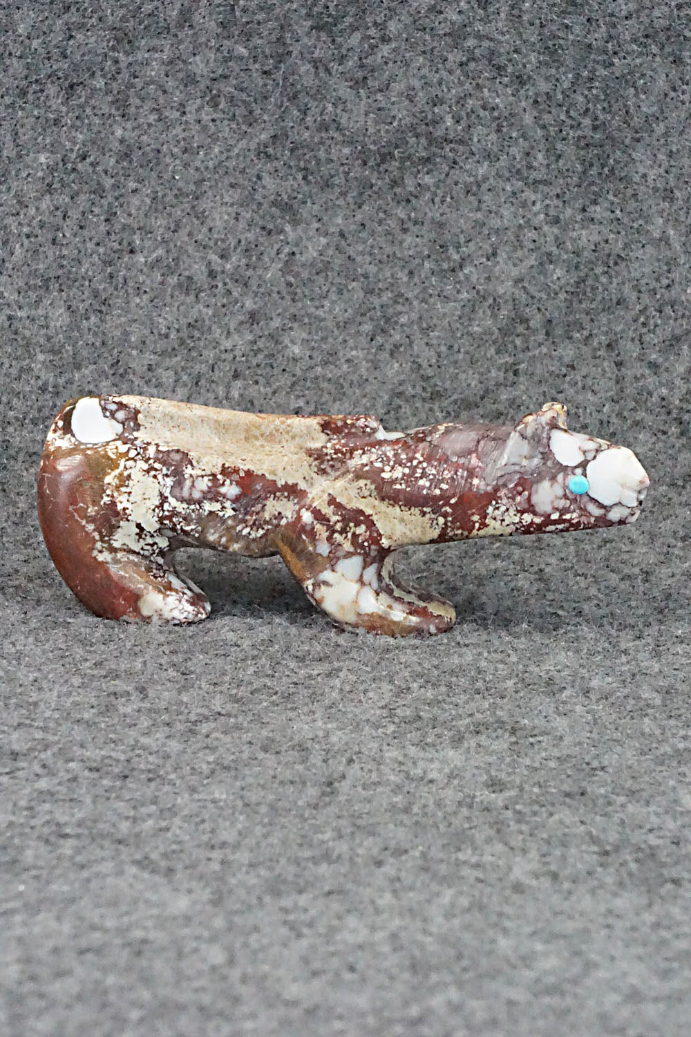 Mountain Lion Zuni Fetish Carving - Ronnie Lunasee