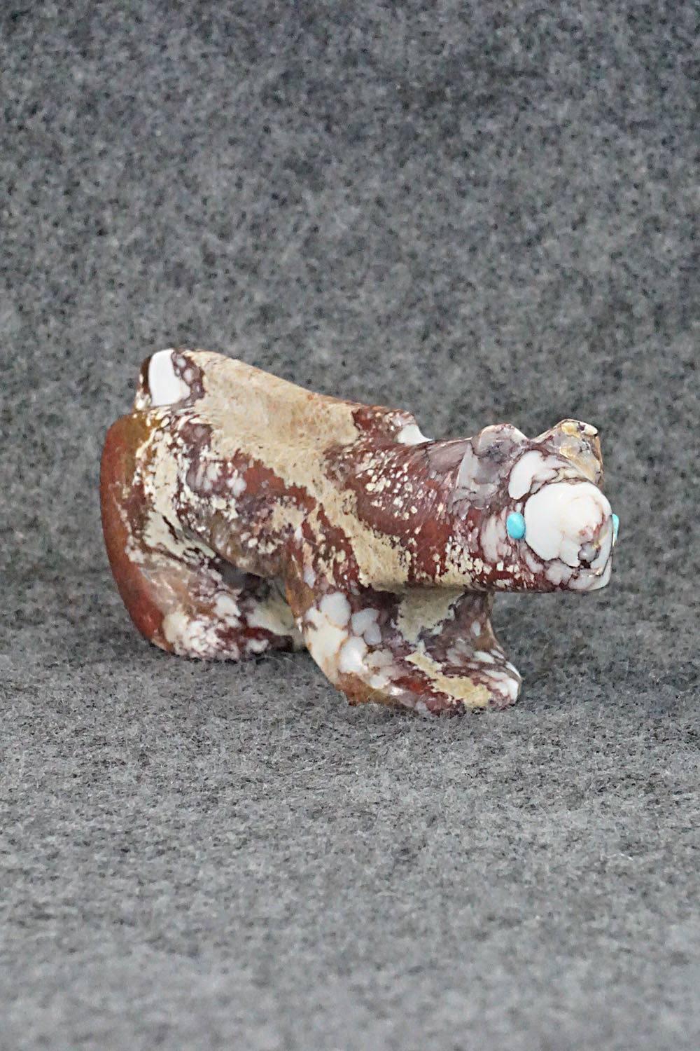Mountain Lion Zuni Fetish Carving - Ronnie Lunasee