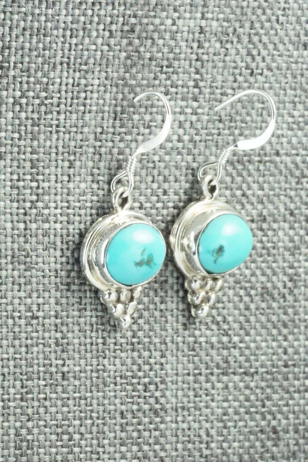 Turquoise & Sterling Silver Earrings - Sharon McCarthy