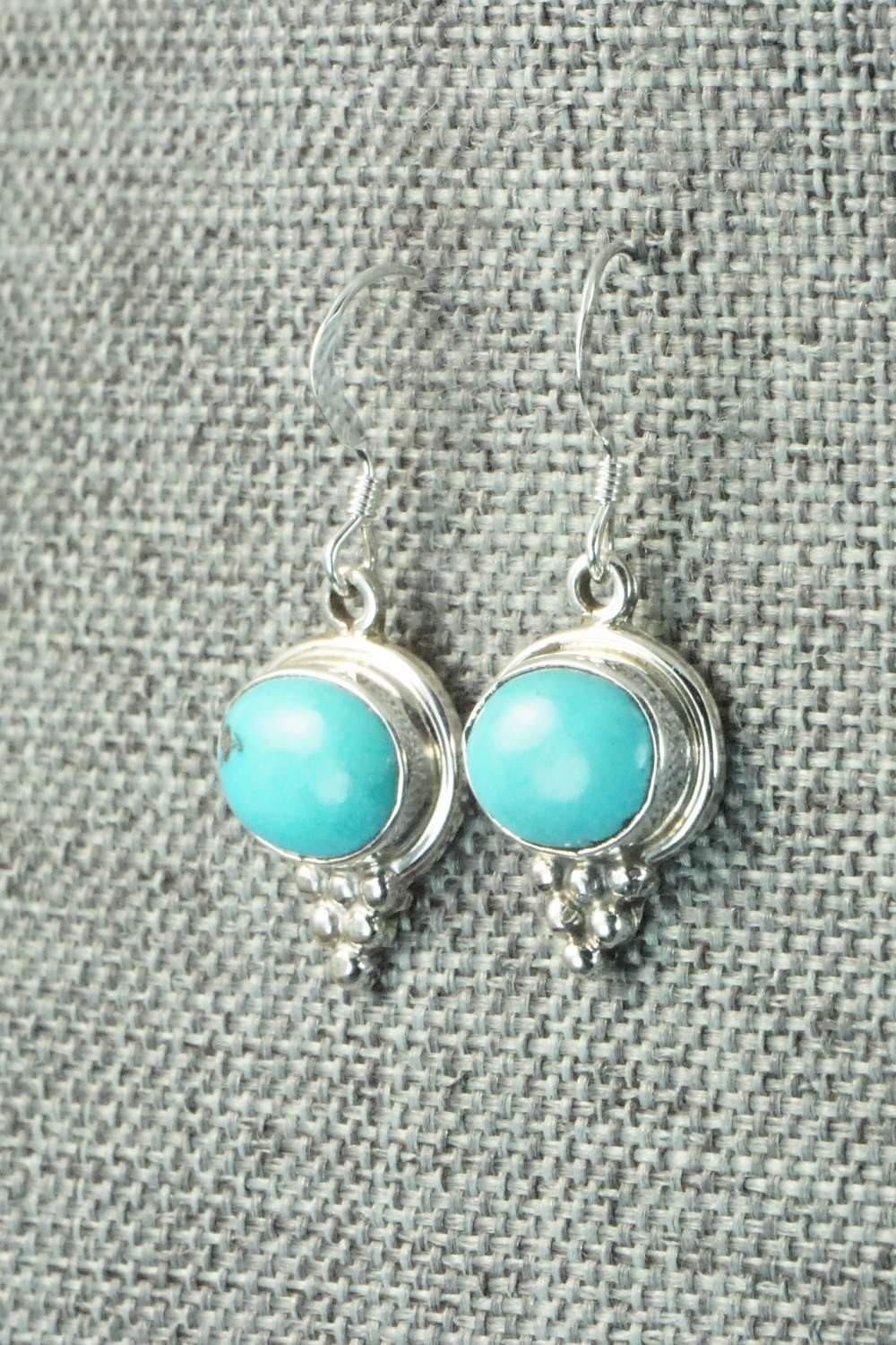 Turquoise & Sterling Silver Earrings - Sharon McCarthy