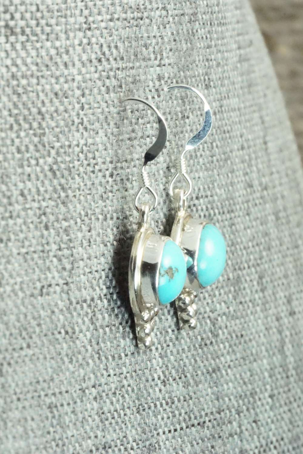Turquoise & Sterling Silver Earrings - Sharon McCarthy