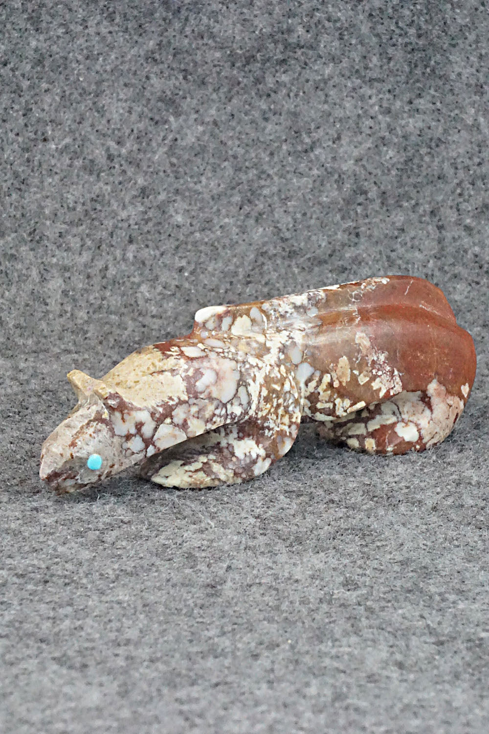 Mountain Lion Zuni Fetish Carving - Ronnie Lunasee