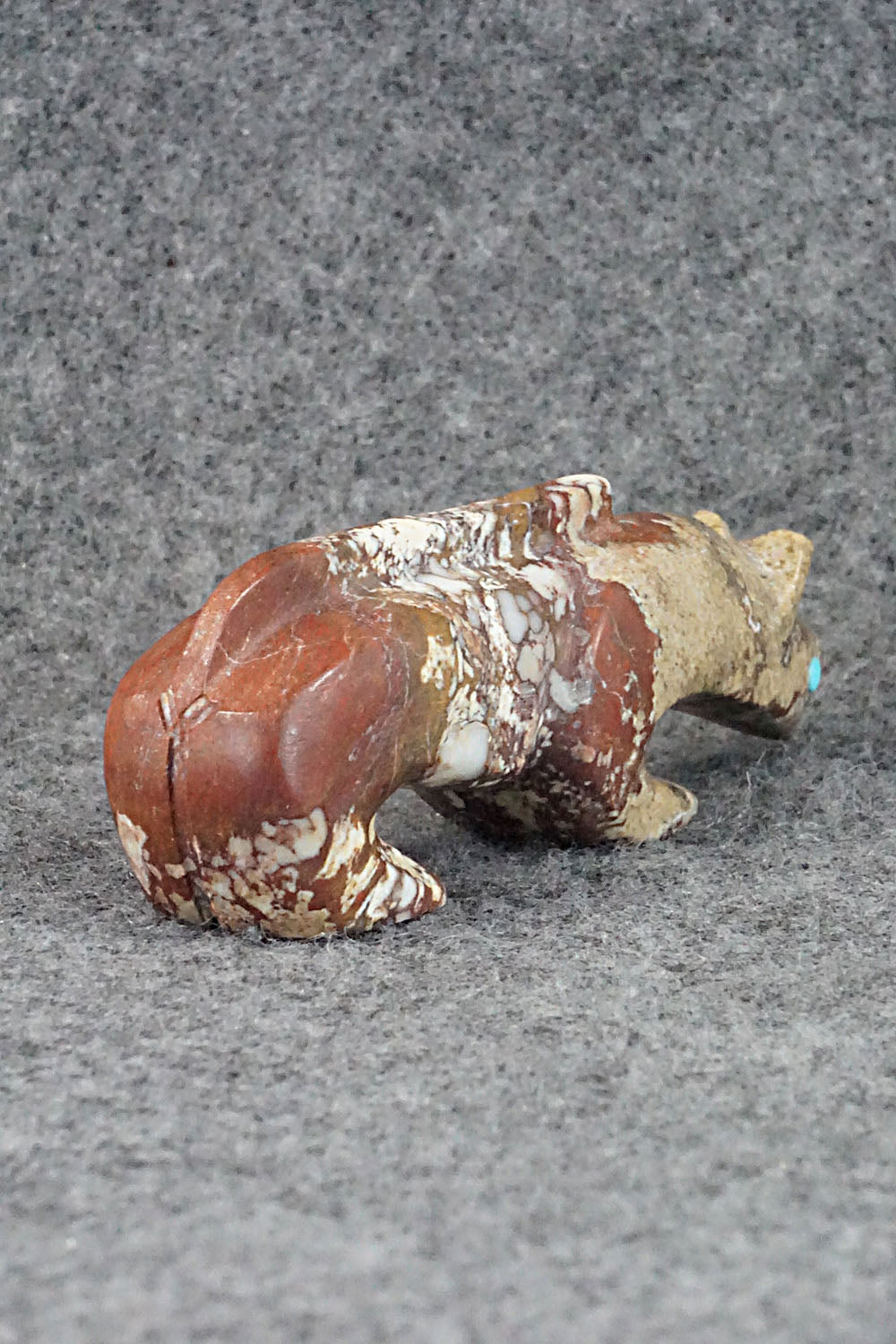 Mountain Lion Zuni Fetish Carving - Ronnie Lunasee