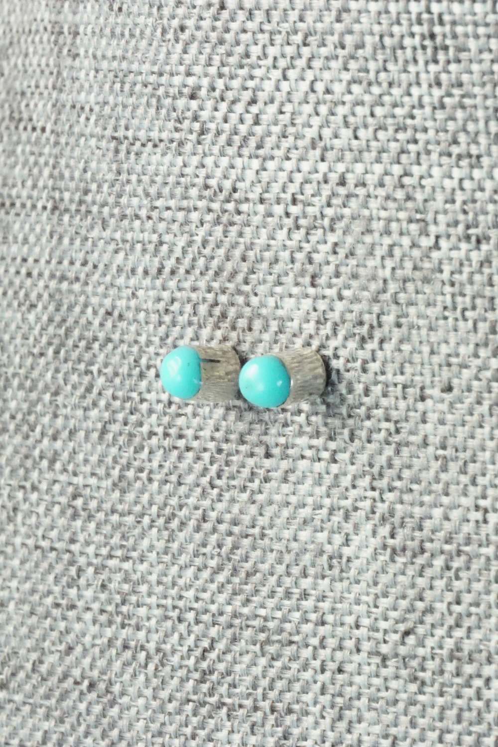 Turquoise & Sterling Silver Earrings - Marchelle Qualo